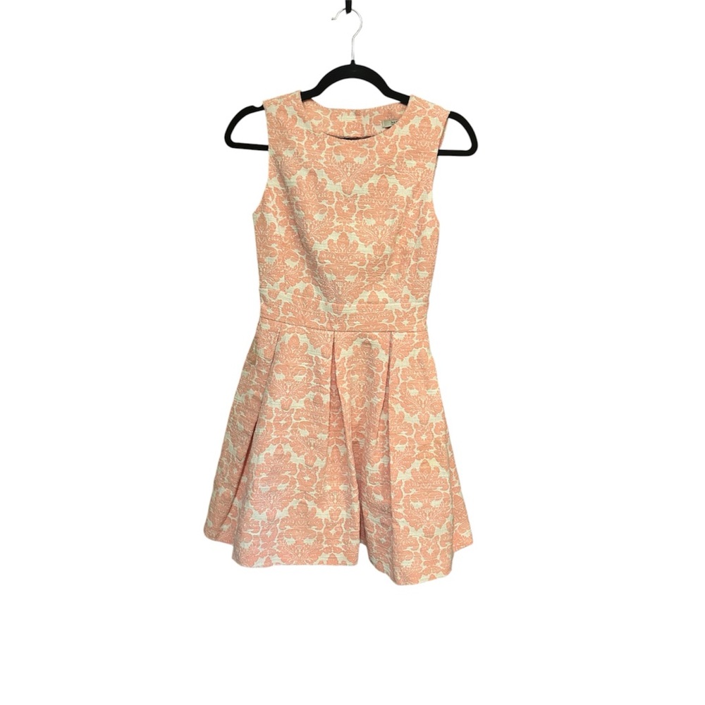 Jack Wills Peach and Cream Floral Top